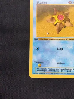 Pokemon Cards: Base Set 1st Edition Common: Staryu 65/102 - Image 5