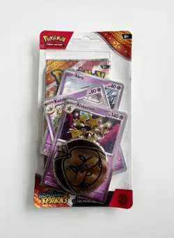 Pokemon TCG: S&V Surging Sparks Checklane Blister Alakazam Promos - SEALED PACK - Image 1
