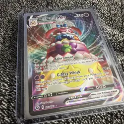Pokemon Alcremie VMAX TCG Champion's Path Holo Ultra Rare Card 023/073 - Image 4