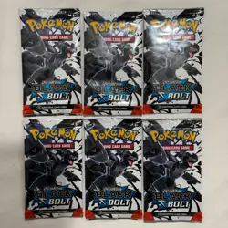 Pokemon TCG Black Bolt Booster packs, set of 6. BRAND NEW - SEALED - IN HAND - Image 1