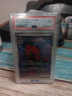 2025 POKEMON JTG EN-JOURNEY TOGETHER ULTRA RARE #175 N'S ZOROARK EX PSA 9 - Image 1