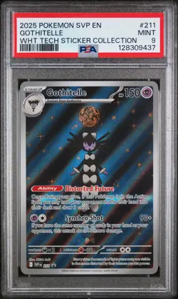 2025 POKEMON SVP EN-SV BLACK STAR PROMO #211 GOTHITELLE PSA 9 - Image 1