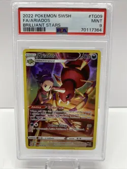 ⭐Spiritomb Full Art⭐ #TG09 Pokemon TCG Lost Origin PSA 9 💎Mint Condition💎 - Image 1