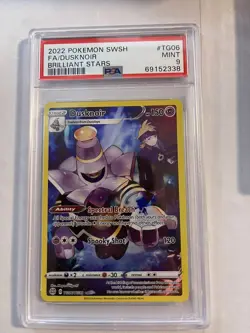 Pokemon TCG Dusknoir Sword & Shield: Brilliant Stars TG06/TG30 MINT. PSA 9 - Image 1