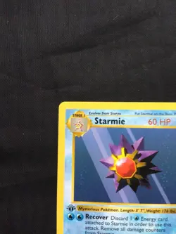 Pokemon Cards: Base Set 1st Edition Common: Starmie 64/102 - Image 2