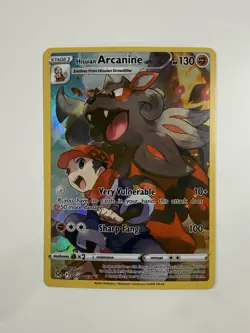 Hisuian Arcanine TG08/TG30 Lost Origin Trainer Gallery Ultra Rare Pokemon TCG NM - Image 1