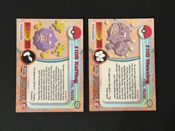 Koffing & Weezing Topps Chrome Series Pokemon Card Near Mint - Image 2