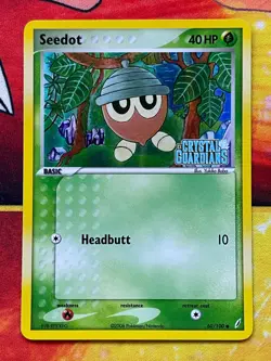 Seedot Reverse Holo Stamped 60/100 Common - Pokemon EX Crystal Guardians - Image 1
