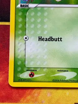 Seedot Reverse Holo Stamped 60/100 Common - Pokemon EX Crystal Guardians - Image 4