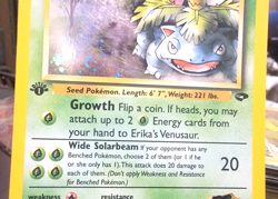 1999 Pokemon Gym Challenge 1st Edition Erika's Venusaur 4/132 Holo - LP+/NM - Image 3