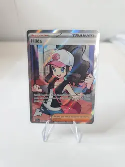 Pokemon TCG Hilda Full Art Trainer White Flare NM - Image 1