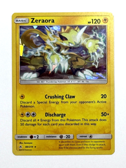 Pokemon TCG Zeraora 60/214 Cracked Ice Holo SM: Unbroken Bonds - Image 1