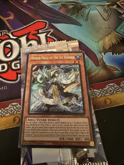 Yugioh Mirror Mage of the Ice Barrier Secret Rare BLTR - Image 1
