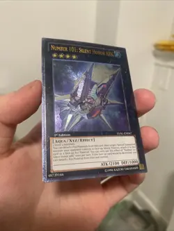 Number 101: Silent Honor ARK LVAL-EN047 *NM* 1st Ed Ultimate Rare Yugioh Card - Image 3