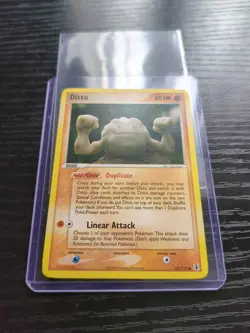 Pokemon TCG Ditto EX Delta Species Card 62/113 Regular Common Light Play - Image 1