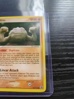 Pokemon TCG Ditto EX Delta Species Card 62/113 Regular Common Light Play - Image 3