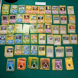 Pokemon TCG 102 Base Set Card Lot - LP/MP/HP - WOTC - All Cards Shown - Image 1