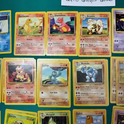 Pokemon TCG 102 Base Set Card Lot - LP/MP/HP - WOTC - All Cards Shown - Image 3