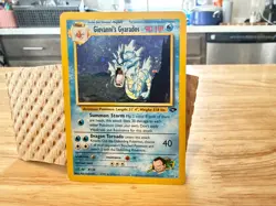 Giovanni's Gyarados 5/132 Gym Challenge Holo Pokemon Card - Image 1