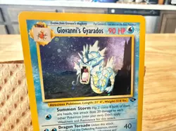 Giovanni's Gyarados 5/132 Gym Challenge Holo Pokemon Card - Image 2