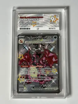 Pokemon TCG Charizard EX SVP074 Black Star Promo Card Ace Grading Mint 9 - Image 1