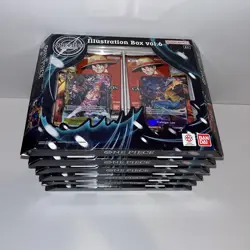 Lot Of 6 - Bandai Trading Card Games One Piece Illustration Box Vol 6 In hand - Image 4