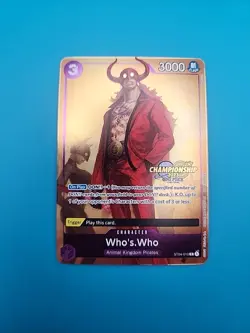 Who's.Who (CS 2023 Celebration Pack) ST04-010 One Piece Promotion Cards Foil - Image 1