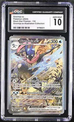 Greninja ex 132 Sv: Scarlet & Violet Promo Cards Holo - GEM MINT 10!! VERY RARE! - Image 1