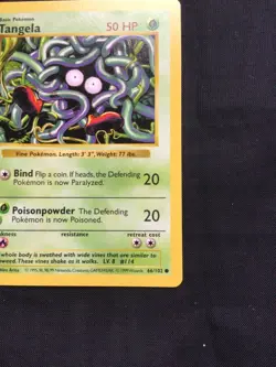 Pokemon Cards: Base Set 1st Edition Common: Tangela 66/102 - Image 4