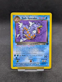 Dark Gyarados 25/82 Non Holo Team Rocket Set Rare Pokemon Card WOTC NM/M - Image 1