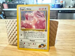 Koga's Ditto 10/132 Gym Challenge Holo Pokemon Card - Image 1