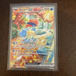 Pokemon TCG Keldeo EX 167/086 White Flare Card NM Condition - Image 1