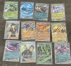Pokemon Destined Rivals TCG 10 Card Lot (EX, Trainer) - Image 1