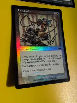 Lashknife,Lightbringer & Lawbringer. Rebel MTG 3 Card. OLD VINTAGE FOIL. NEMESIS - Image 4