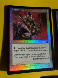 Lashknife,Lightbringer & Lawbringer. Rebel MTG 3 Card. OLD VINTAGE FOIL. NEMESIS - Image 5