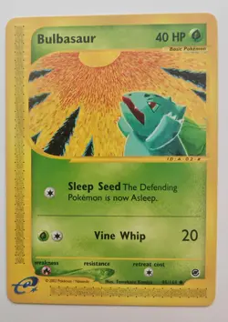 Rare Pokemon TCG Bulbasaur Expedition (2002) Card 95/165 -Mint Never Played. - Image 1