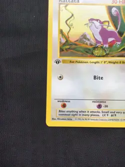 Pokemon Cards: Base Set 1st Edition Common: Rattata 61/102 - Image 5