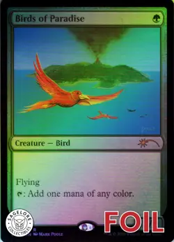 MTG Birds of Paradise (176) | NM Foil | Secret Lair Mark Poole {SLD} - Image 1