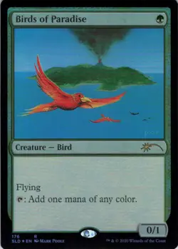 MTG Birds of Paradise (176) | NM Foil | Secret Lair Mark Poole {SLD} - Image 2