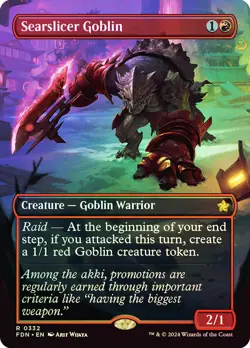 MTG FOIL Searslicer Goblin (#332) - Foundations #332 - Image 1