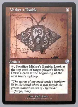 Mishra's Bauble - Schematic - Retro Frame - 97 - The Brothers' War (BRR) - Image 1