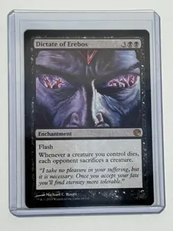 MTG Dictate of Erebos N/M Journey Into Nyx Rare Single NM - Image 1