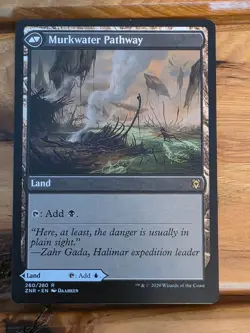 MTG Clearwater Pathway/Murkwater Pathway ZNR 260 R NM Duel Land - Image 2