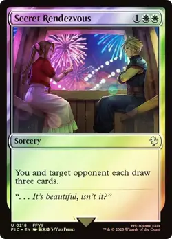 Magic The Gathering MTG SECRET RENDEZVOUS (218) FOIL FINAL FANTASY NM Near Mint - Image 1