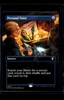 2023 MTG Magic the Gathering CMM Commander Masters Borderless 633 Personal Tutor - Image 1