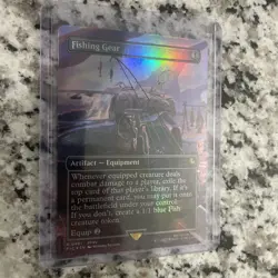 Fishing Gear (Borderless) Foil #0461 - Final Fantasy - NM - MTG Free Shipping - Image 1