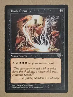 Dark Ritual - Mirage - Lightly Played | MTG - Image 1