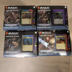 Magic The Gathering Warhammer 40k Commander Deck Bundle. 195166173474 - Image 1