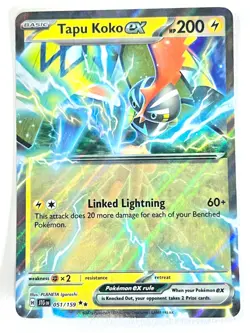 Tapu Koko ex 051/159 Double Rare Journey Together Pokemon - Pack Fresh Near Mint - Image 5