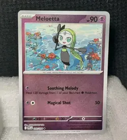 Pokemon Meloetta 040/094 Reverse Holo *UNCOMMON* NM/M | ME02: Phantasmal Flames - Image 1